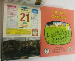 21 Nisan 2009 hediyelik orijinal Ülkü takvim yaprağı (Cin Ali kitabı hediyeli:)