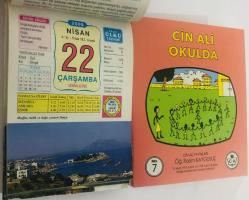22 Nisan 2009 hediyelik orijinal Ülkü takvim yaprağı (Cin Ali kitabı hediyeli:)
