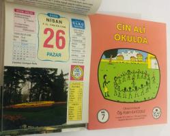 26 Nisan 2009 hediyelik orijinal Ülkü takvim yaprağı (Cin Ali kitabı hediyeli:)