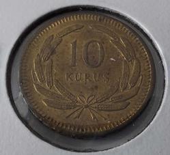 1956 PİRİNÇ 10 KURUŞ ORİJİNAL MADENİ PARA ÇİLL Ş1BB2 ÇİLİ PEK BULUNMAZ