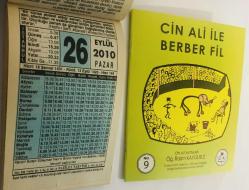 26 Eylül 2010 hediyelik orijinal Fazilet takvim yaprağı (Cin Ali kitabı hediyeli:)