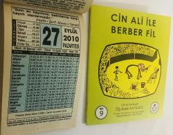 27 Eylül 2010 hediyelik orijinal Fazilet takvim yaprağı (Cin Ali kitabı hediyeli:)