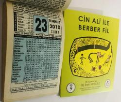 23 Temmuz 2010 hediyelik orijinal Fazilet takvim yaprağı (Cin Ali kitabı hediyeli:)