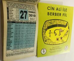 27 Temmuz 2010 hediyelik orijinal Fazilet takvim yaprağı (Cin Ali kitabı hediyeli:)