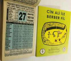 27 Mayıs 2010 hediyelik orijinal Fazilet takvim yaprağı (Cin Ali kitabı hediyeli:)