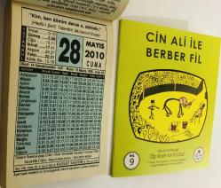 28 Mayıs 2010 hediyelik orijinal Fazilet takvim yaprağı (Cin Ali kitabı hediyeli:)