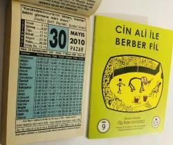 30 Mayıs 2010 hediyelik orijinal Fazilet takvim yaprağı (Cin Ali kitabı hediyeli:)
