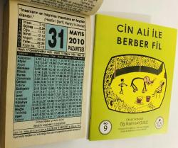 31 Mayıs 2010 hediyelik orijinal Fazilet takvim yaprağı (Cin Ali kitabı hediyeli:)