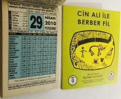 29 Nisan 2010 hediyelik orijinal Fazilet takvim yaprağı (Cin Ali kitabı hediyeli:)