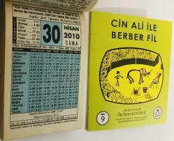 30 Nisan 2010 hediyelik orijinal Fazilet takvim yaprağı (Cin Ali kitabı hediyeli:)