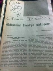 Efemera - pierre loti vw claude farrere'nin abdülmecid efendiye mektupları yazısı 2 tam sayfa - kitantik - kitaLog