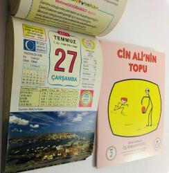 27 Temmuz 2011 hediyelik orijinal Ülkü takvim yaprağı (Cin Ali kitabı hediyeli:)