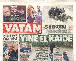 Antika - Vatan Gazetesi 8 Ocak 2015 - Fatih Terim ' Messi Bizde Olsa Cüce Derdik ' GZ106733 - kitantik - kitaLog