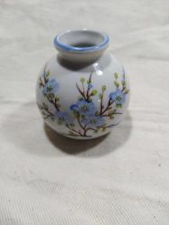 P18-----FRANSIZ LIMOGE PORSELEN KÜÇÜK BOY VAZO