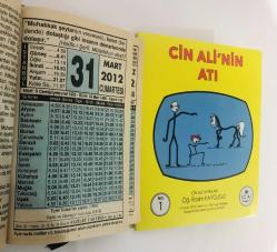 31 Mart 2012 hediyelik orijinal Fazilet takvim yaprağı (Cin Ali kitabı hediyeli:)