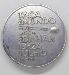 Nümismatik - Spor Tarihi - Dünya Bilardo Turnuvası Porto 2016 Madalyonu Çok Nadir