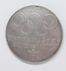 Almanya 1972 Münih Olimpiyatları Gümüş Madalyon 27.90 Gr