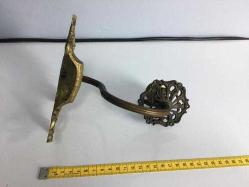 Antika 19.Yüzyıl Barok Tarzı Bornz Piyano Şamdan..