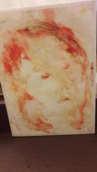 MUZAFFER İMREK RESSAM / ŞAİR -  SOYUT Portre RESİM / Original Oil Painting by Muzaffer İmrek