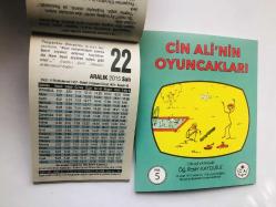 22 Aralık 2015 hediyelik orijinal Fazilet takvim yaprağı (Cin Ali kitabı hediyeli:)