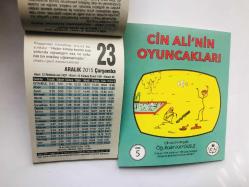 23 Aralık 2015 hediyelik orijinal Fazilet takvim yaprağı (Cin Ali kitabı hediyeli:)
