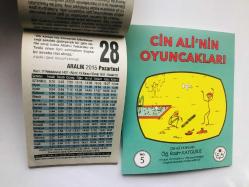28 Aralık 2015 hediyelik orijinal Fazilet takvim yaprağı (Cin Ali kitabı hediyeli:)