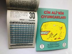30 Aralık 2015 hediyelik orijinal Fazilet takvim yaprağı (Cin Ali kitabı hediyeli:)