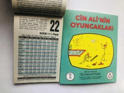 22 Kasım 2015 hediyelik orijinal Fazilet takvim yaprağı (Cin Ali kitabı hediyeli:)