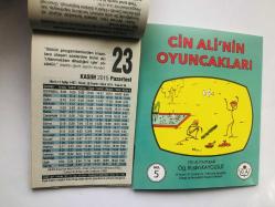 23 Kasım 2015 hediyelik orijinal Fazilet takvim yaprağı (Cin Ali kitabı hediyeli:)