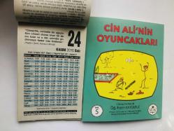 24 Kasım 2015 hediyelik orijinal Fazilet takvim yaprağı (Cin Ali kitabı hediyeli:)