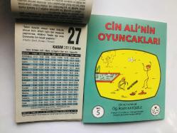 27 Kasım 2015 hediyelik orijinal Fazilet takvim yaprağı (Cin Ali kitabı hediyeli:)