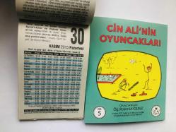 30 Kasım 2015 hediyelik orijinal Fazilet takvim yaprağı (Cin Ali kitabı hediyeli:)
