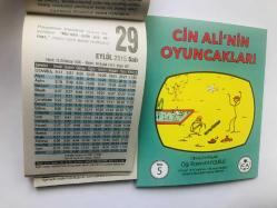 29 Eylül 2015 hediyelik orijinal Fazilet takvim yaprağı (Cin Ali kitabı hediyeli:)