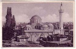 İSTANBUL / KARİYE CAMİİ SİYAH BEYAZ DÖNEMDEN ESKİ KARTPOSTAL...