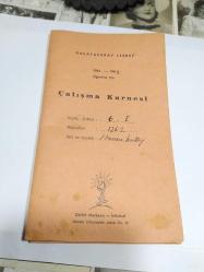 KLS10-- GALATASARAY LİSESİ 1961-1962 ÇALIŞMA KARNESİ