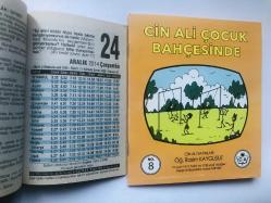 24 Aralık 2014 hediyelik orijinal Fazilet takvim yaprağı (Cin Ali kitabı hediyeli:)
