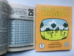 25 Aralık 2014 hediyelik orijinal Fazilet takvim yaprağı (Cin Ali kitabı hediyeli:)