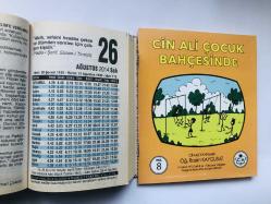 26 Ağustos 2014 hediyelik orijinal Fazilet takvim yaprağı (Cin Ali kitabı hediyeli:)