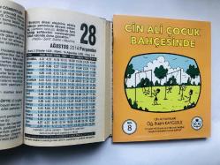 28 Ağustos 2014 hediyelik orijinal Fazilet takvim yaprağı (Cin Ali kitabı hediyeli:)
