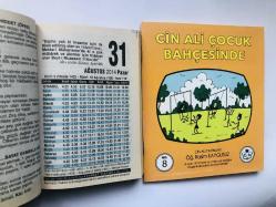 31 Ağustos 2014 hediyelik orijinal Fazilet takvim yaprağı (Cin Ali kitabı hediyeli:)