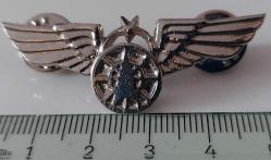 TÜRK HAVA KUVVETLERİ ASKERİ ORİJİNAL GÜMÜŞ KAPLAMA PİST PİLOT BROVESİ ÇÇ2ŞŞ1 PEK ÇIKMAZ