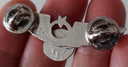 TÜRK HAVA KUVVETLERİ ASKERİ ORİJİNAL GÜMÜŞ KAPLAMA PİST PİLOT BROVESİ ÇÇ2ŞŞ1 PEK ÇIKMAZ