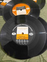 PROGRAMMED ENGLİSH 45 LİK 11  adet PLAK dekorluk