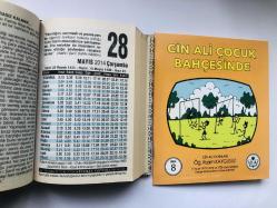 28 Mayıs 2014 hediyelik orijinal Fazilet takvim yaprağı (Cin Ali kitabı hediyeli:)