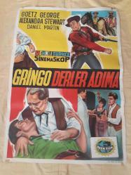 Efemera - Gringo Derler Adıma Film Afişi /Man Called Gringo Film Poster 1965 - Goetze George, Alexandra Stewart, Daniel Martin ( 70x100) - kitantik - kitaLog