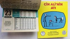 23 Aralık 2015 hediyelik orijinal Semerkand takvim yaprağı (Cin Ali kitabı hediyeli:)