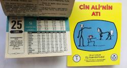 25 Aralık 2015 hediyelik orijinal Semerkand takvim yaprağı (Cin Ali kitabı hediyeli:)