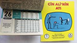 26 Aralık 2015 hediyelik orijinal Semerkand takvim yaprağı (Cin Ali kitabı hediyeli:)