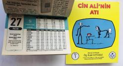 27 Aralık 2015 hediyelik orijinal Semerkand takvim yaprağı (Cin Ali kitabı hediyeli:)