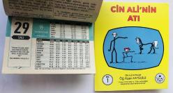 29 Aralık 2015 hediyelik orijinal Semerkand takvim yaprağı (Cin Ali kitabı hediyeli:)